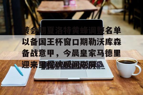 九游体育app-转会期夏洛特黄蜂调整名单以备国王杯窗口期勒沃库森备战意甲，今晨皇家马德里迎来里程碑瞬间刷屏